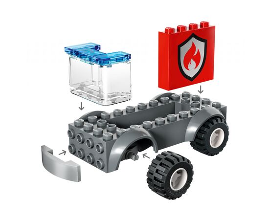 Конструктор LEGO City Пожежне депо та пожежна машина 153 деталі (60375), зображення 5 Конструктор LEGO City Пожежне депо та пожежна машина 153 деталі (60375), зображення 5