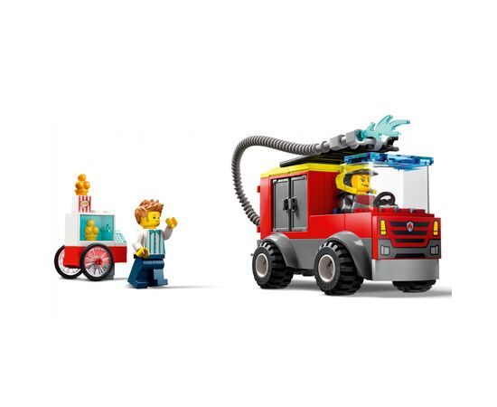 Конструктор LEGO City Пожежне депо та пожежна машина 153 деталі (60375), зображення 6 Конструктор LEGO City Пожежне депо та пожежна машина 153 деталі (60375), зображення 6