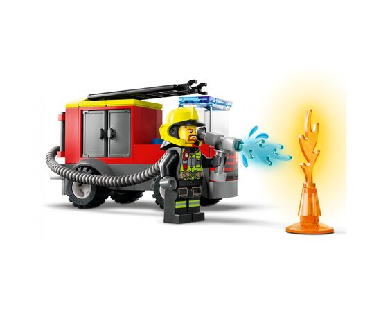 Конструктор LEGO City Пожежне депо та пожежна машина 153 деталі (60375), зображення 7 Конструктор LEGO City Пожежне депо та пожежна машина 153 деталі (60375), зображення 7