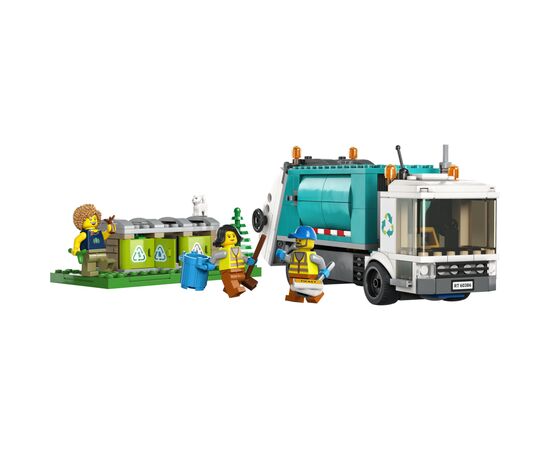 Конструктор LEGO City Мусороперерабатывающий грузовик 261 деталь (60386), изображение 2 Конструктор LEGO City Мусороперерабатывающий грузовик 261 деталь (60386), изображение 2