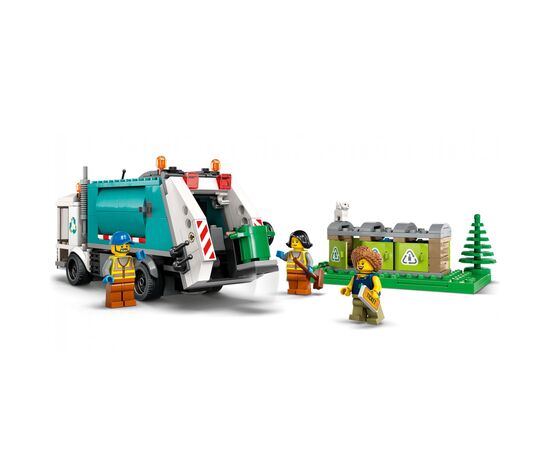 Конструктор LEGO City Мусороперерабатывающий грузовик 261 деталь (60386), изображение 4 Конструктор LEGO City Мусороперерабатывающий грузовик 261 деталь (60386), изображение 4
