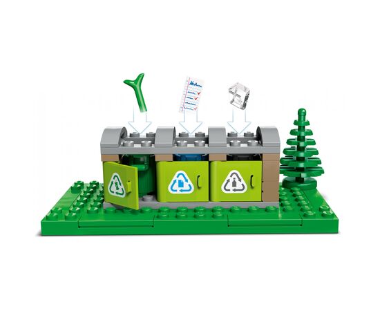Конструктор LEGO City Мусороперерабатывающий грузовик 261 деталь (60386), изображение 5 Конструктор LEGO City Мусороперерабатывающий грузовик 261 деталь (60386), изображение 5
