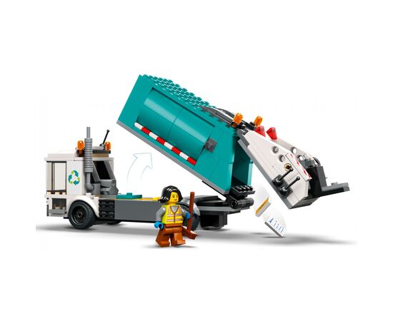 Конструктор LEGO City Мусороперерабатывающий грузовик 261 деталь (60386), изображение 6 Конструктор LEGO City Мусороперерабатывающий грузовик 261 деталь (60386), изображение 6