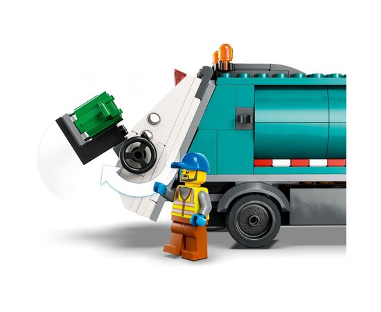 Конструктор LEGO City Мусороперерабатывающий грузовик 261 деталь (60386), изображение 7 Конструктор LEGO City Мусороперерабатывающий грузовик 261 деталь (60386), изображение 7