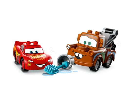 Конструктор LEGO DUPLO Disney Розваги Блискавки МакКвіна й Сирника на автомийці 29 деталей (10996-), зображення 4 Конструктор LEGO DUPLO Disney Розваги Блискавки МакКвіна й Сирника на автомийці 29 деталей (10996-), зображення 4