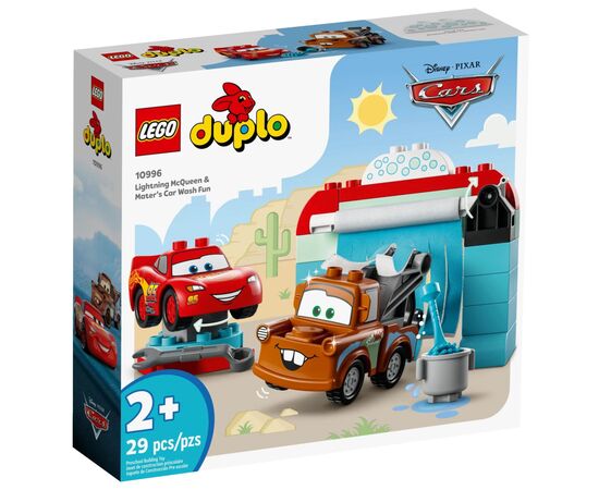 Конструктор LEGO DUPLO Disney Розваги Блискавки МакКвіна й Сирника на автомийці 29 деталей (10996-), зображення 5 Конструктор LEGO DUPLO Disney Розваги Блискавки МакКвіна й Сирника на автомийці 29 деталей (10996-), зображення 5