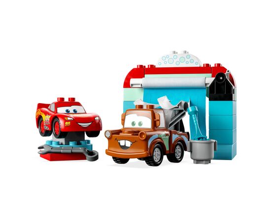 Конструктор LEGO DUPLO Disney Развлечения Молнии МакКвина и Сырника на автомойке 29 деталей (10996-)
