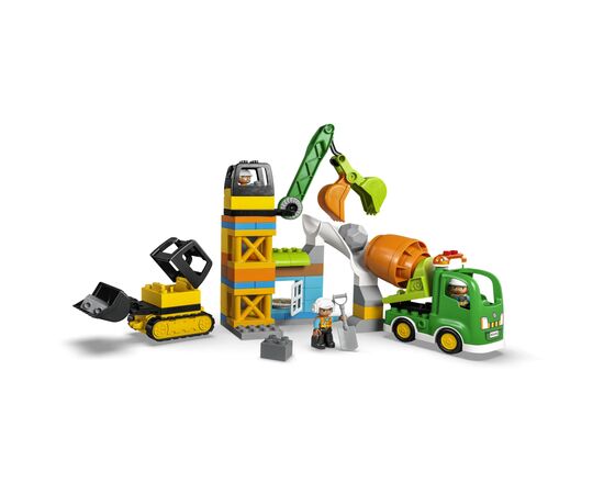 Конструктор LEGO DUPLO Town Строительная площадка 61 деталь (10990), изображение 2 Конструктор LEGO DUPLO Town Строительная площадка 61 деталь (10990), изображение 2