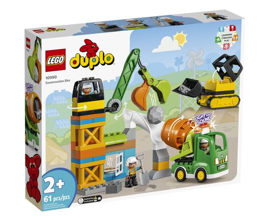 Конструктор LEGO DUPLO Town Строительная площадка 61 деталь (10990)