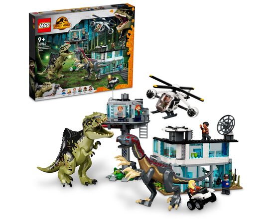 Конструктор LEGO Jurassic World Нападение гиганотозавра и теризинозавра 810 деталей (76949), изображение 2 Конструктор LEGO Jurassic World Нападение гиганотозавра и теризинозавра 810 деталей (76949), изображение 2