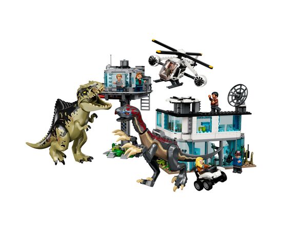 Конструктор LEGO Jurassic World Нападение гиганотозавра и теризинозавра 810 деталей (76949), изображение 9 Конструктор LEGO Jurassic World Нападение гиганотозавра и теризинозавра 810 деталей (76949), изображение 9