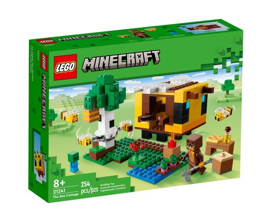 Конструктор LEGO Minecraft Бджолиний будиночок 254 деталі (21241-)