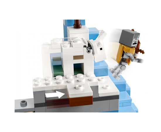 Конструктор LEGO Minecraft Замерзшие верхушки 304 детали (21243-), изображение 6 Конструктор LEGO Minecraft Замерзшие верхушки 304 детали (21243-), изображение 6