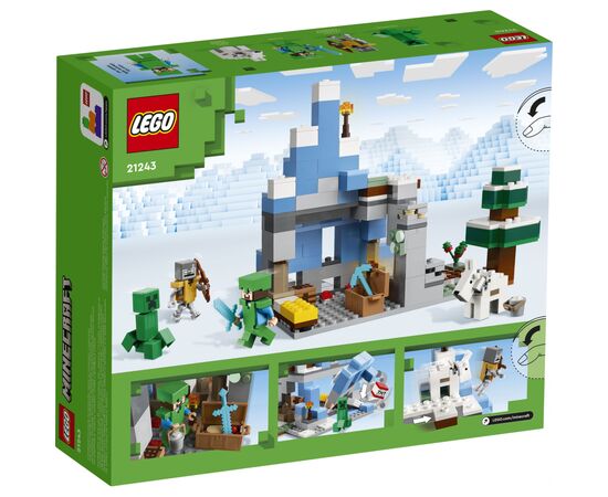 Конструктор LEGO Minecraft Замерзшие верхушки 304 детали (21243-), изображение 8 Конструктор LEGO Minecraft Замерзшие верхушки 304 детали (21243-), изображение 8