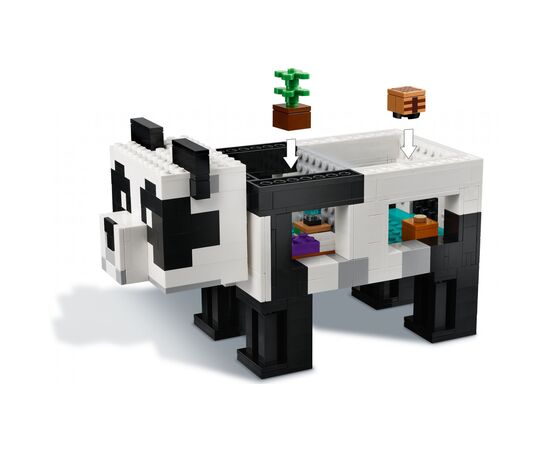 Конструктор LEGO Minecraft Апартаменты панды 553 детали (21245), изображение 5 Конструктор LEGO Minecraft Апартаменты панды 553 детали (21245), изображение 5