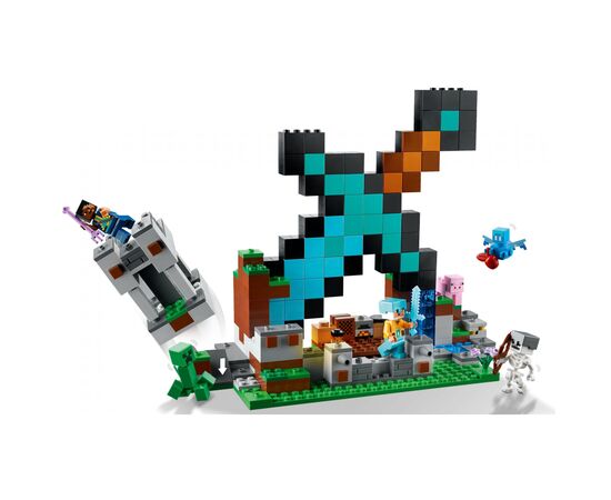 Конструктор LEGO Minecraft Форпост із мечем 427 деталей (21244), зображення 3 Конструктор LEGO Minecraft Форпост із мечем 427 деталей (21244), зображення 3