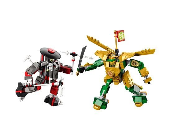 Конструктор LEGO Ninjago Битва робота Ллойда EVO 223 деталі (71781), зображення 2 Конструктор LEGO Ninjago Битва робота Ллойда EVO 223 деталі (71781), зображення 2