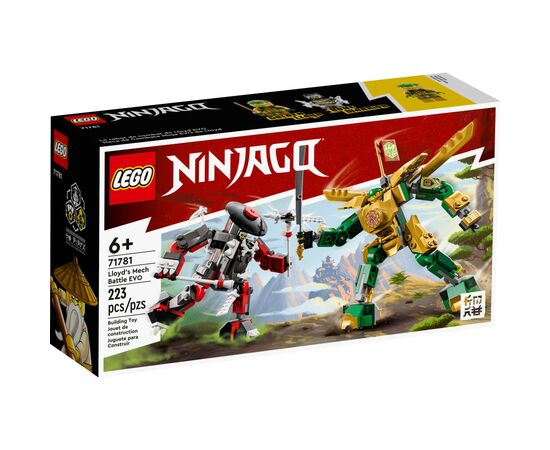 Конструктор LEGO Ninjago Битва работа Ллойда EVO 223 детали (71781)