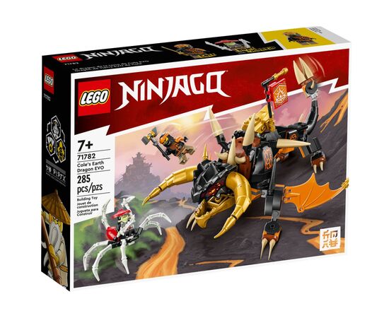 Конструктор LEGO Ninjago Земляной дракон Коула EVO 285 деталей (71782)