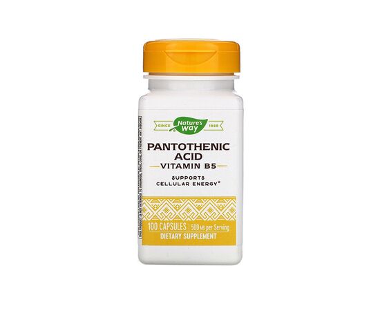 Витамин Nature's Way Пантотеновая кислота, Pantothenic Acid, 250 мг, 100 капсул (NWY-40491)