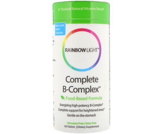 Витамин Rainbow Light B-Комплекс, Complete B-Complex, 90 таблеток (RLT-10031)