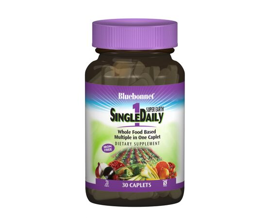 Мультивитамин Bluebonnet Nutrition Мультивитамины без железа, Single Daily, 30 капсул (BLB0111)