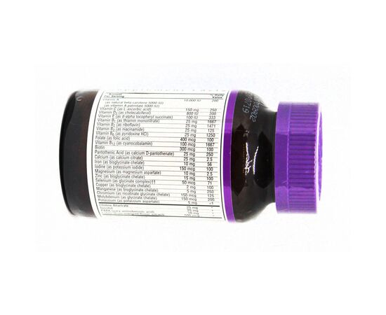 Мультивитамин Bluebonnet Nutrition Мультивитамины с железом, MultiONE, 60 гелевых капсул (BLB0128), изображение 2 Мультивитамин Bluebonnet Nutrition Мультивитамины с железом, MultiONE, 60 гелевых капсул (BLB0128), изображение 2