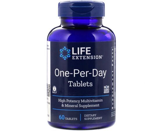 Мультивітамін Life Extension Мультивітаміни Одна в День, One-Per-Day, 60 таблеток (LEX-23136)