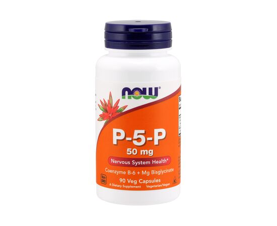 Витамин Now Foods P-5-P (пиридоксальфосфат) 50мг, 90 гелевых капсул (NOW-00461)