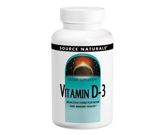 Витамин Source Naturals Витамин D-3 2000IU, 100 капсул (SN2144)