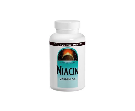 Витамин Source Naturals Ниацин (В3) 100мг, 250 таблеток (SNS-00502)