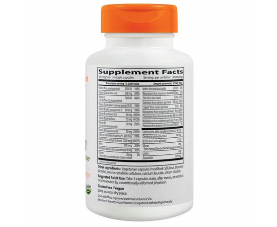Мультивитамин Doctor's Best Мультивитамины без Железа, Quatrefolic, 90 гелевых капсул (DRB-00300), изображение 2 Мультивитамин Doctor's Best Мультивитамины без Железа, Quatrefolic, 90 гелевых капсул (DRB-00300), изображение 2