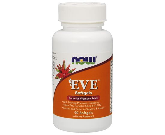 Мультивитамин Now Foods Мультивитамины для Женщин Eve, 90 желатиновых капсул (NF3802)