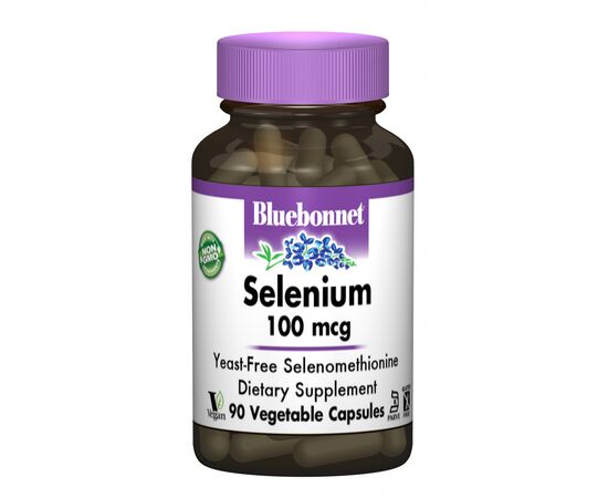 Минералы Bluebonnet Nutrition Селен 100мкг, 90 гелевых капусул (BLB-00739)
