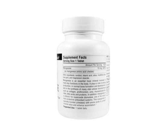 Минералы Source Naturals Марганец 10мг, 250 таблеток (SNS-00343), изображение 2 Минералы Source Naturals Марганец 10мг, 250 таблеток (SNS-00343), изображение 2