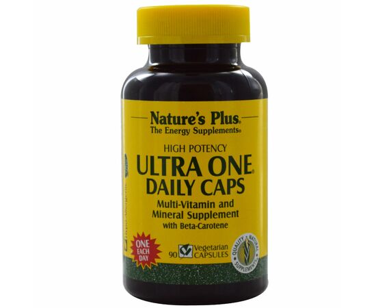 Мультивітамін Natures Plus Щоденні Мультівітаміни, Ultra One, 90 гелевих капсул (NTP3009)
