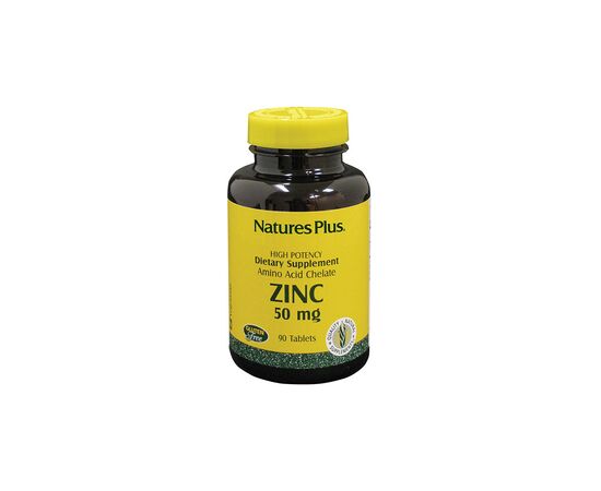 Минералы Natures Plus Цинк 50мг, 90 таблеток (NAP-03645)