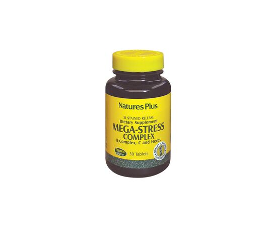Витаминно-минеральный комплекс Natures Plus Супер Сильный Комплекс от Стресса, 30 таблеток (NTP1250)