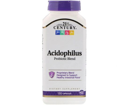 Пробіотики 21st Century Суміш пробіотиків Acidophilus, 150 капсул (CEN-22928)
