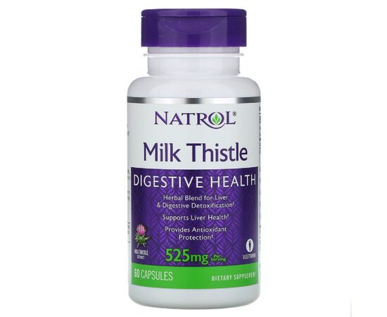 Травы Natrol Расторопша, Milk Thistle, 60 капсул (NTL-05238)