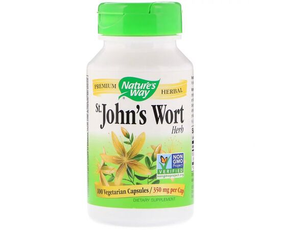 Трави Nature's Way Звіробій, St. John's Wort, 350 мг, 100 капсул (NWY-17300)