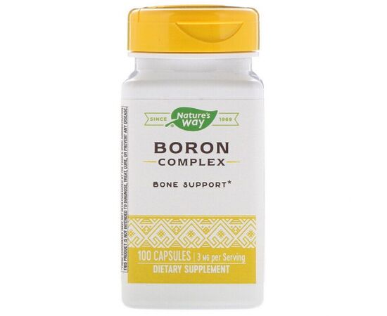 Мінерали Nature's Way Бор, 3 мг, Boron Complex, 100 капсул (NWY-41101)