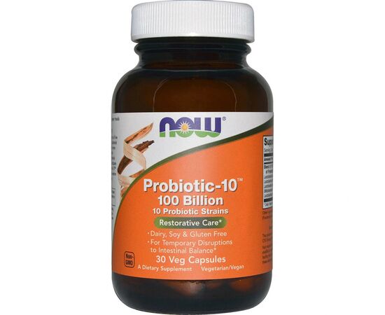 Пробиотики Now Foods Пробиотический Комплекс Probiotic 100 Billion, 30 гелевых к (NOW-02931)