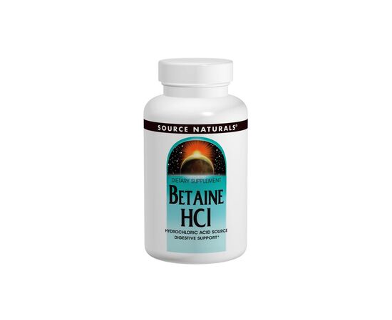 Витамин Source Naturals Бетаин HCI 650мг, 90 таблеток (SN1361)
