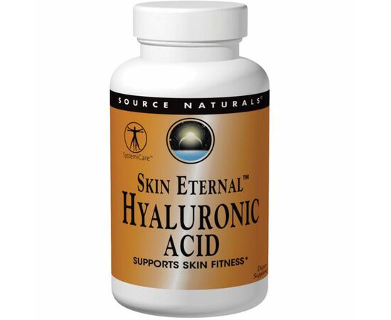 Вітамін Source Naturals Гіалуронова кислота 50мг, Теанін Серен, Skin Eternal, 60 таб (SNS-01625)