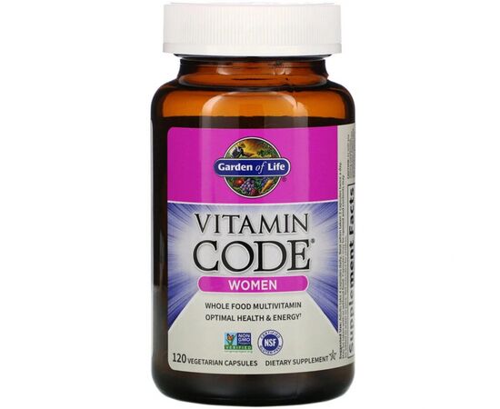 Мультивитамин Garden of Life Мультивитамины для Женщин, Vitamin Code, 120 вегетарианских (GOL-11366), изображение 2 Мультивитамин Garden of Life Мультивитамины для Женщин, Vitamin Code, 120 вегетарианских (GOL-11366), изображение 2