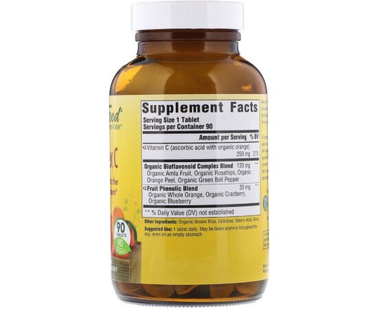 Витамин MegaFood Комплекс витамина С, Complex C, 90 таблеток (MGF-10134), изображение 2