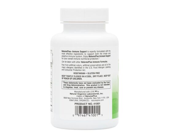 Витаминно-минеральный комплекс Natures Plus Комплекс Для Поддержки Иммунной Системы, 60 Таблеток (NAP-4100), изображение 2 Витаминно-минеральный комплекс Natures Plus Комплекс Для Поддержки Иммунной Системы, 60 Таблеток (NAP-4100), изображение 2