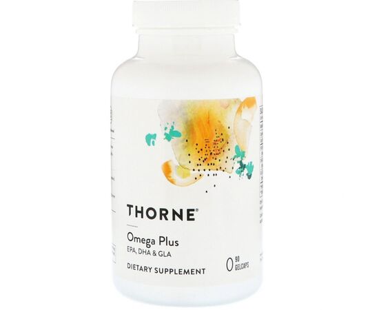 Жирні кислоти Thorne Research Омега Плюс, Omega Plus, 90 гелевих капсул (THR-60701)