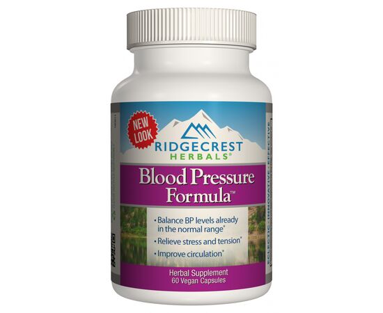 Трави Ridgecrest Herbals Комплекс для Нормалізації Кров'яного Тиску, RidgeCrest Her (RCH548)